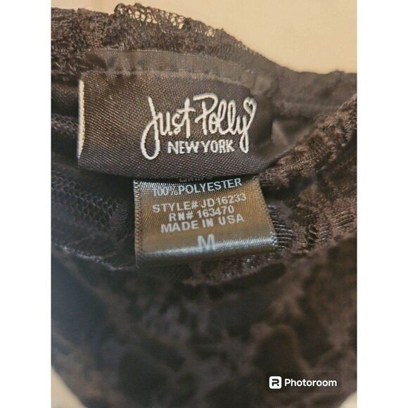 Just polly New york Lace slip dress sz M - Picture 6 of 6